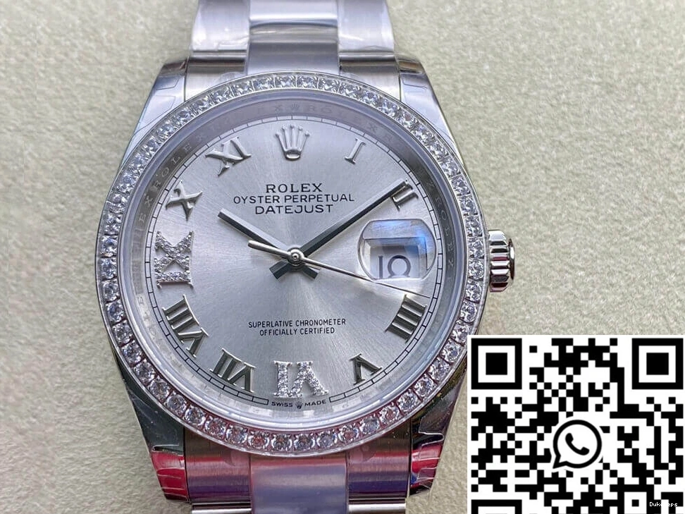 Rolex Factory Bezel Diamond-set M126284RBR-0022 EW Datejust 0824